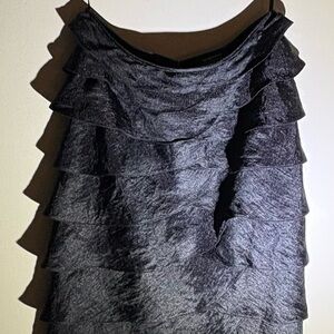 Adrianna Papell Black Evening Mini Dress / Blouse